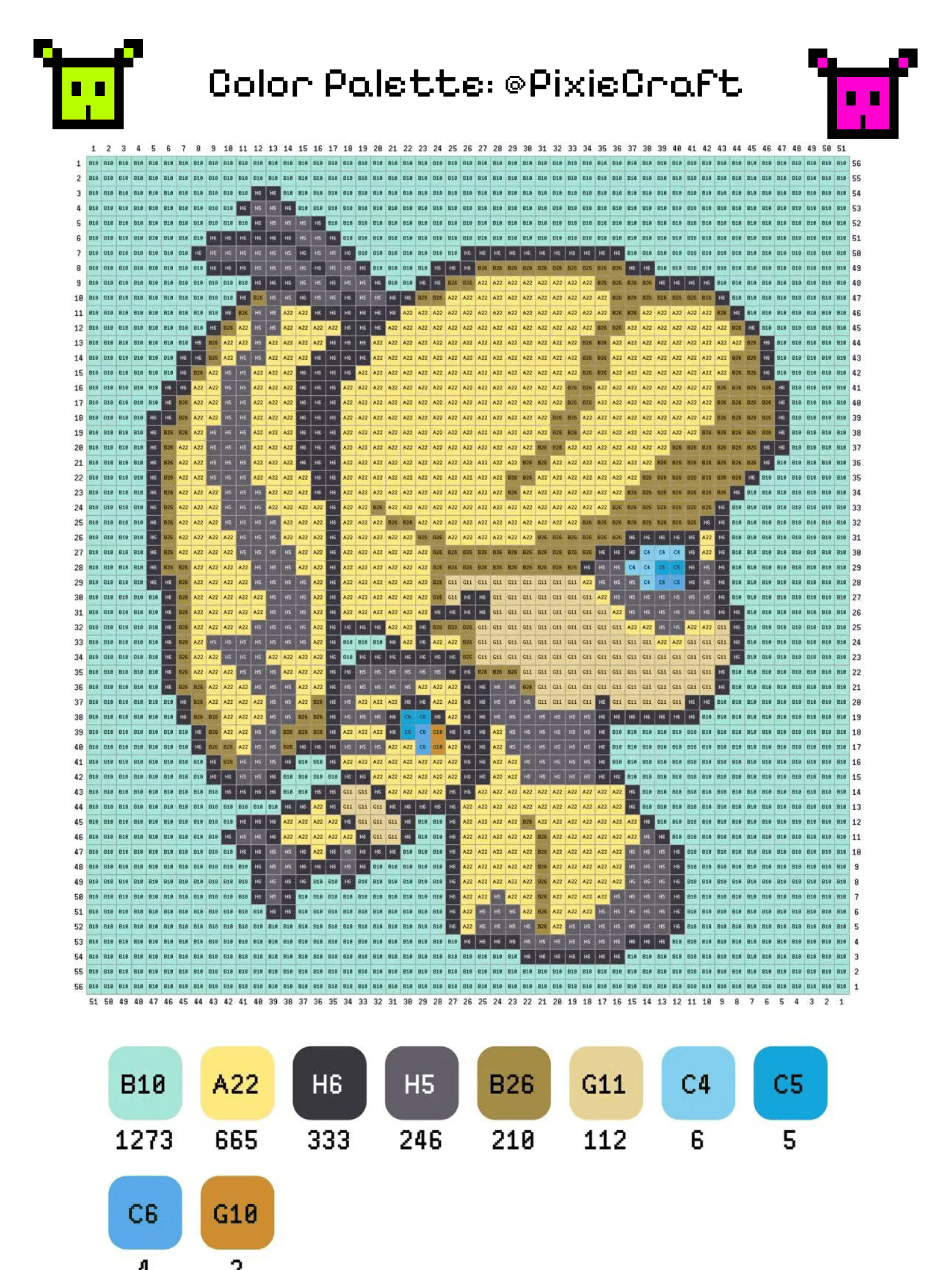 Ponytail Chibi Girl - PixieCraft