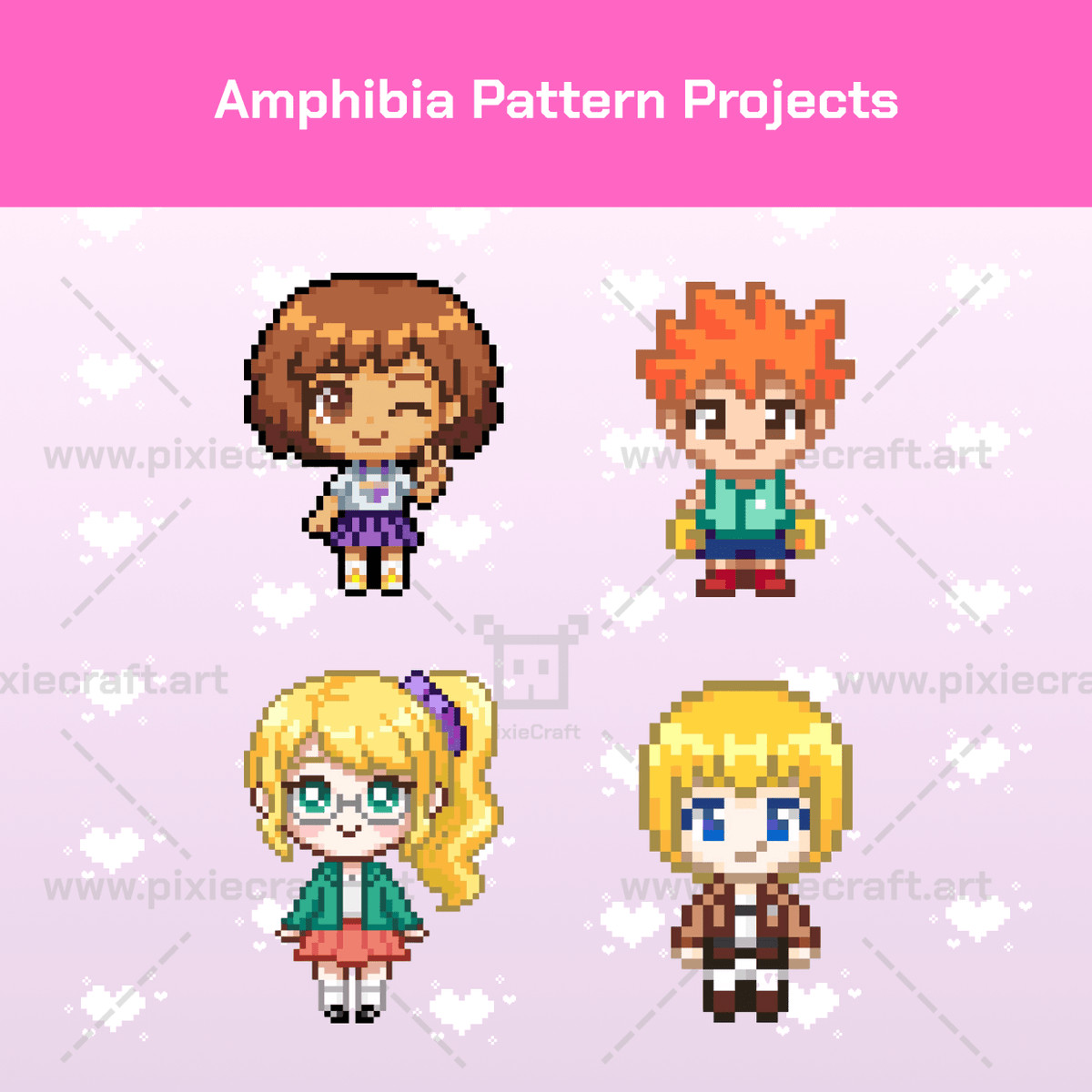 Amphibia Pattern Amphibia Pattern Projects – PixieCraft