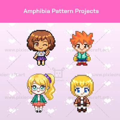 Amphibia Pattern Projects - PixieCraft