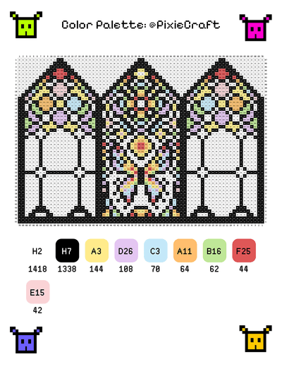 Black Church Window - PixieCraft