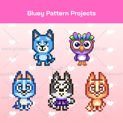 Bluey Pattern Projects - PixieCraft