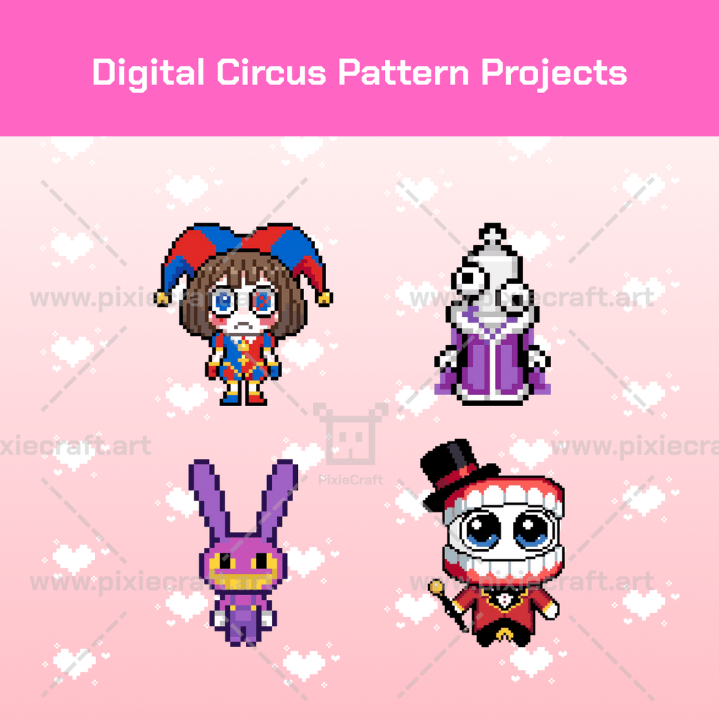 Digital Circus Pattern Projects – PixieCraft
