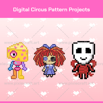 Digital Circus Pattern Projects - PixieCraft