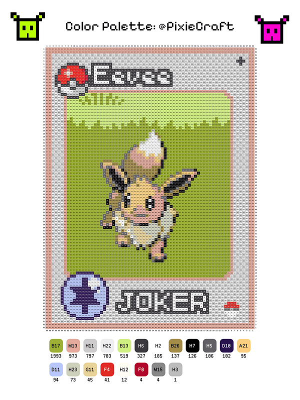 Eevee Card Collection - PixieCraft