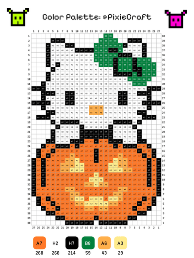 Halloween Pumpkin Kitty - PixieCraft
