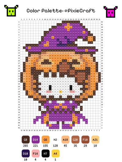 Halloween Pumpkin Kitty With Hat - PixieCraft