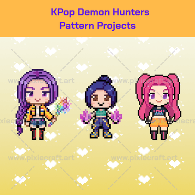 K-Pop Demon Hunters Pattern Projects - PixieCraft