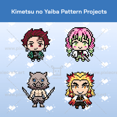 Kimetsu no Yaiba Pattern Projects - PixieCraft