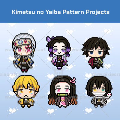 Kimetsu no Yaiba Pattern Projects - PixieCraft