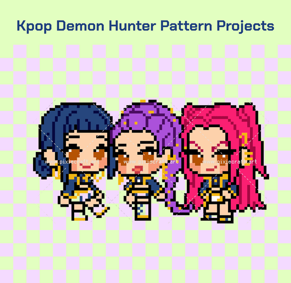 Kpop Demon Hunter Pattern Projects - PixieCraft