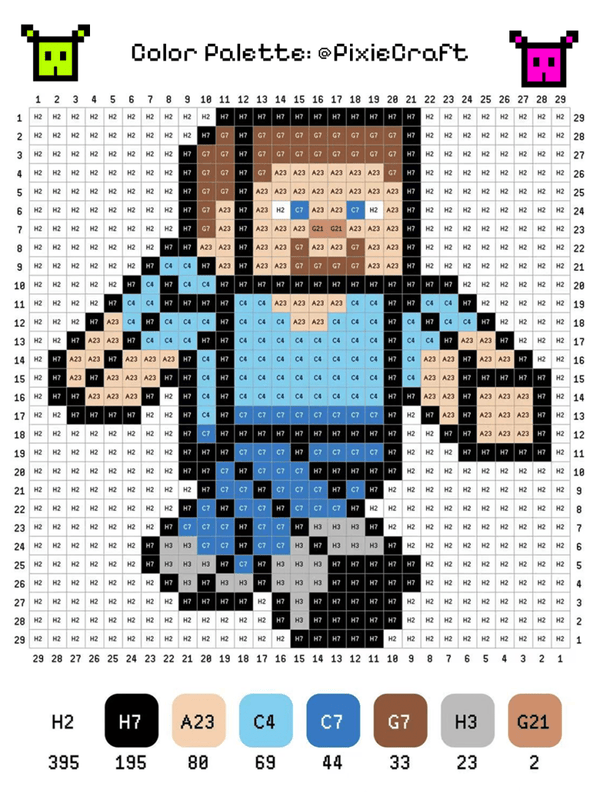 Minecraft Blue Man - PixieCraft