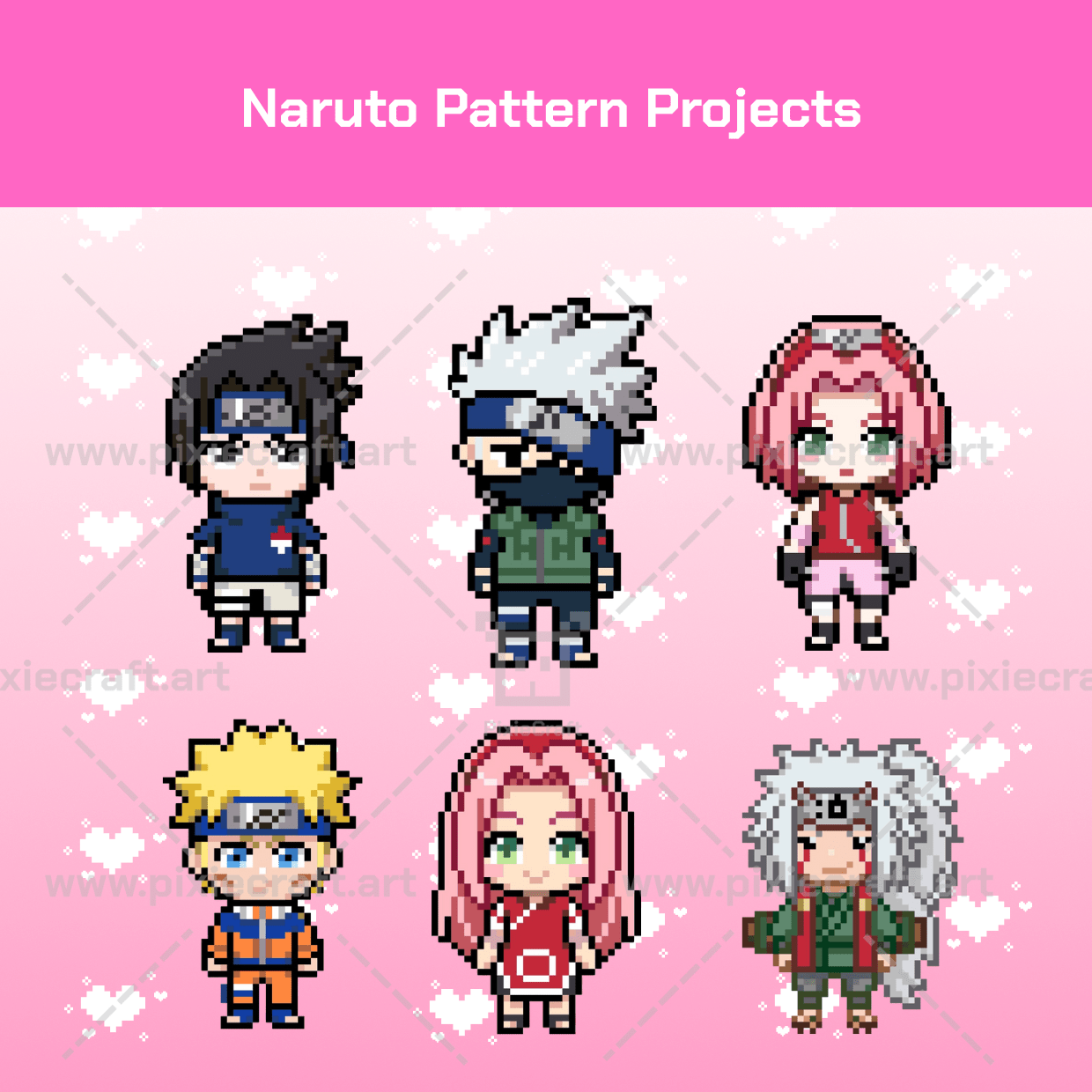 Naruto Pattemn Projects - PixieCraft