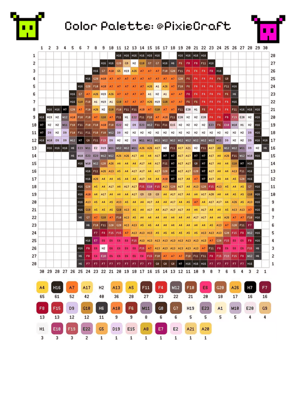 Orange Hat Kirby - PixieCraft