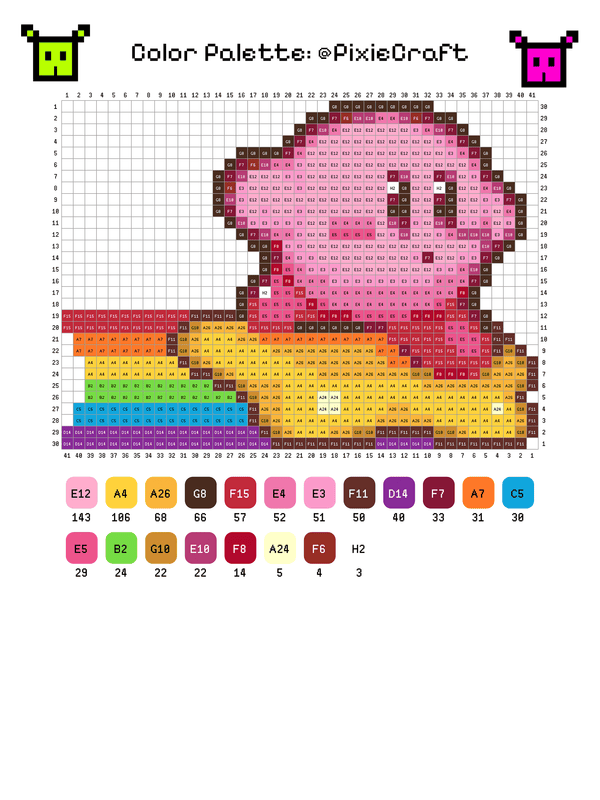 Rainbow Star Kirby - PixieCraft