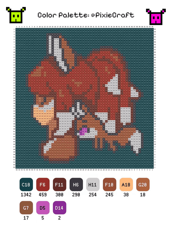 Red Hair Fox Girl - PixieCraft