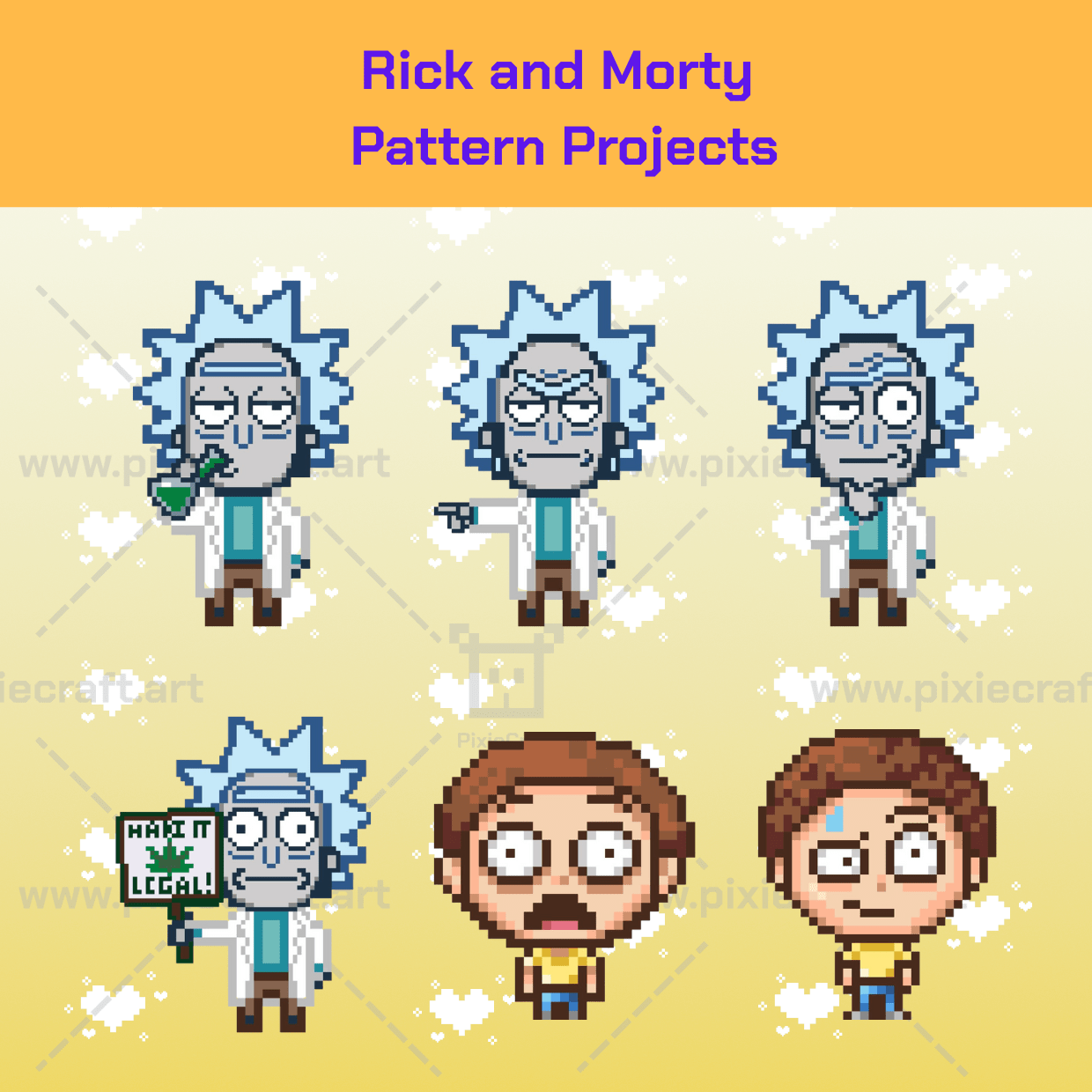 Rick and MortyPattern Projects - PixieCraft