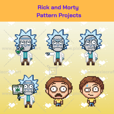 Rick and MortyPattern Projects - PixieCraft