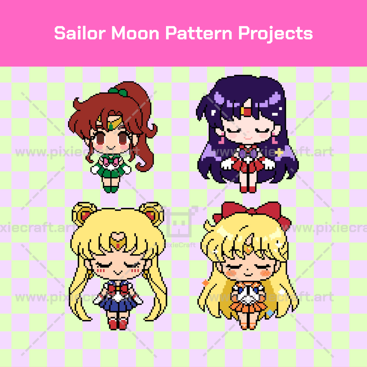 Sailor Moon Pattern Projects - PixieCraft