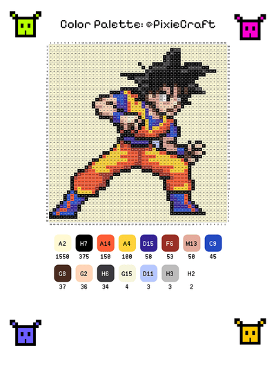 Son_Goku - Dragon Balls - PixieCraft