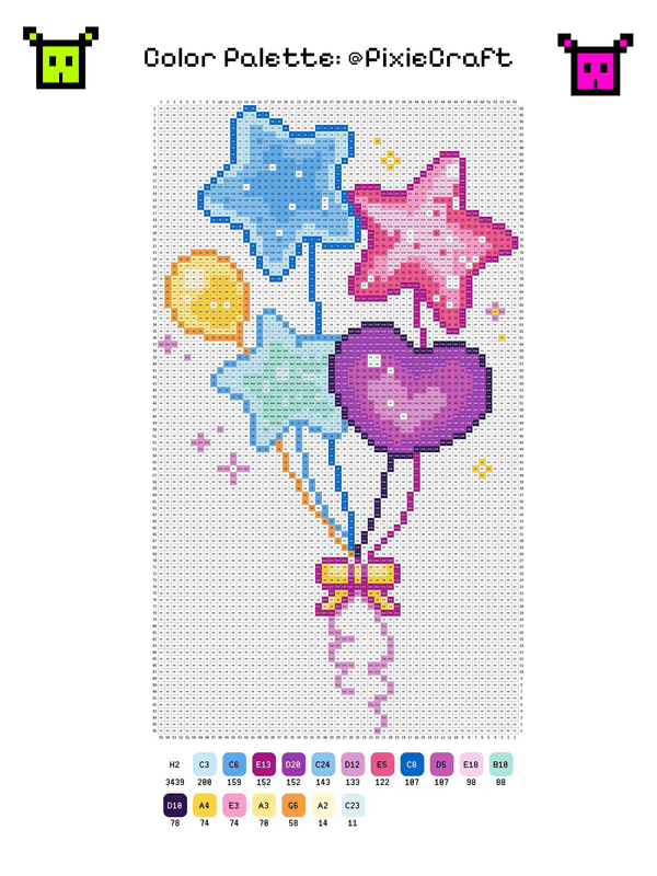 Star Balloon Bundle - PixieCraft
