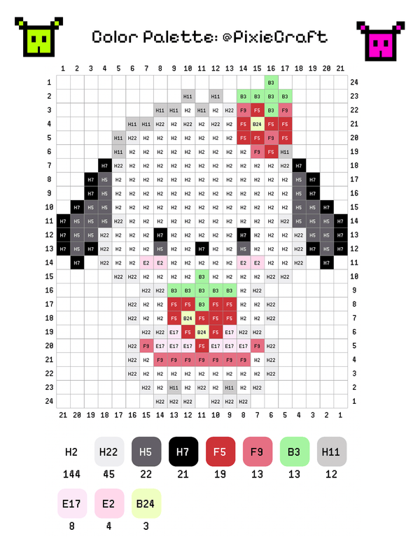 Strawberry Pochacco - PixieCraft