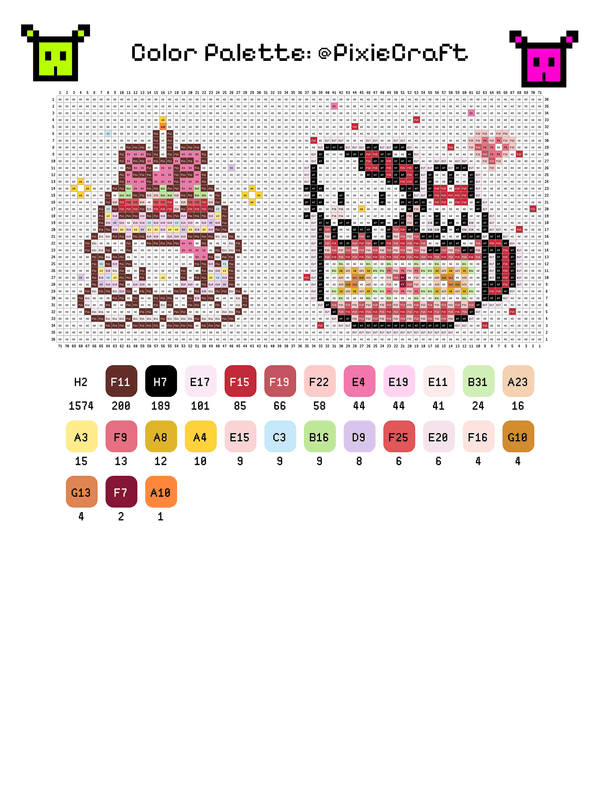 Sweet Cake Kitty - PixieCraft