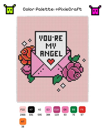 Valentine You Are My Angle Love Letter - PixieCraft