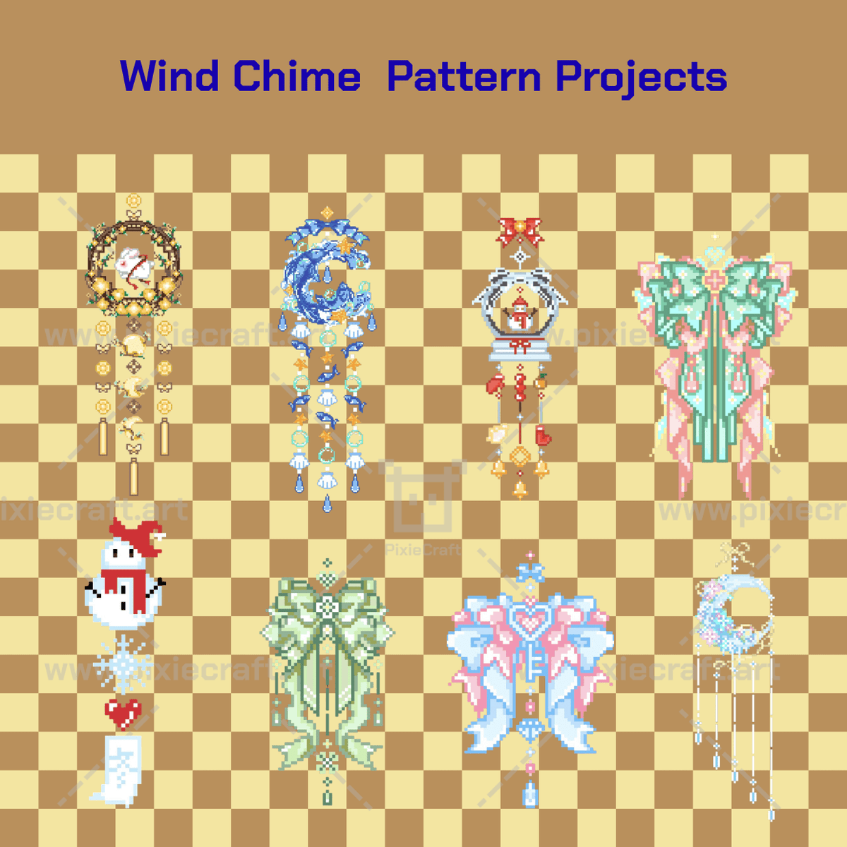 Wind Chime Pattern Projects – PixieCraft