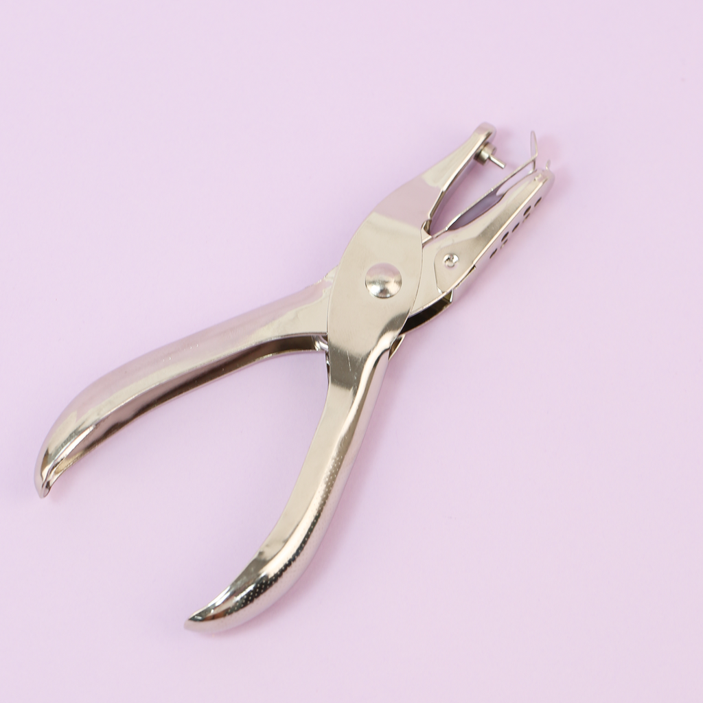 PixieCraft 1.5mm Precision Small Hole Punch – Handheld Metal Punch Pliers, Small Round Hole Maker for PixieBeads Charms, Jewelry Making, Keychains and DIY Craft Projects