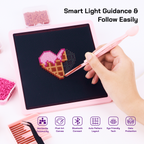 PixieCraft 52 x 52 & 104 x 104 Black Smart Pegboard for 2.6mm Fuse Beads, Eye-Friendly LED Pixel Art Board with Bluetooth, Compatible with PixieCraft Design App, Photo-to-Pattern, 2mm Stable Pins, Matte Finish