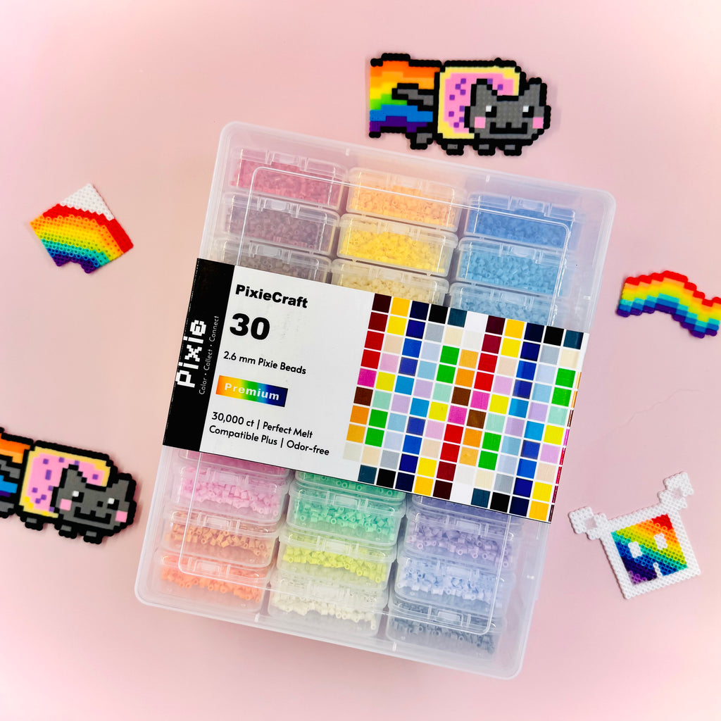 Deluxe Starter PixieBeads Set All-in-one, 30 colors,  30,000 ct