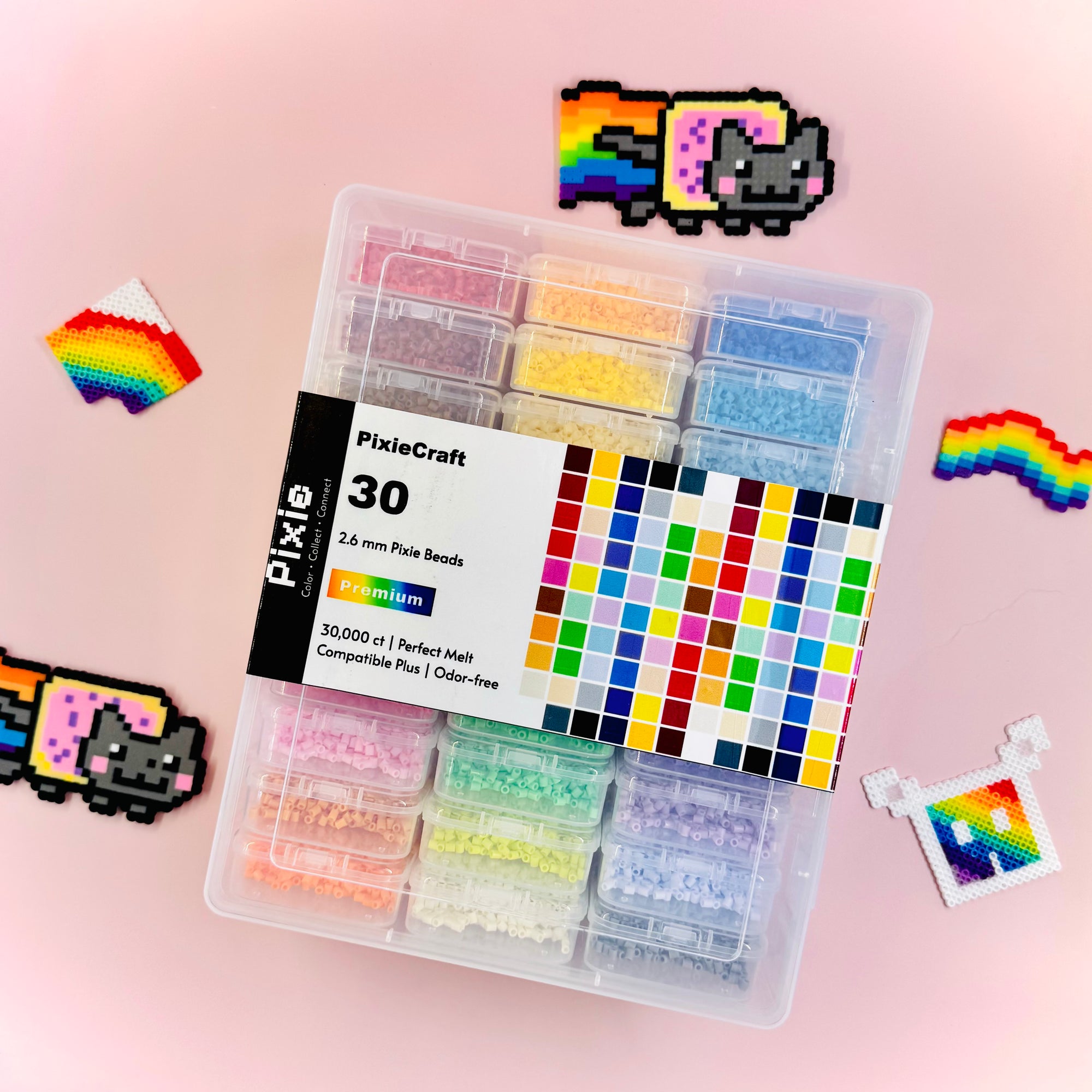 Deluxe Starter PixieBeads Set All-in-one, 30 colors,  30,000 ct