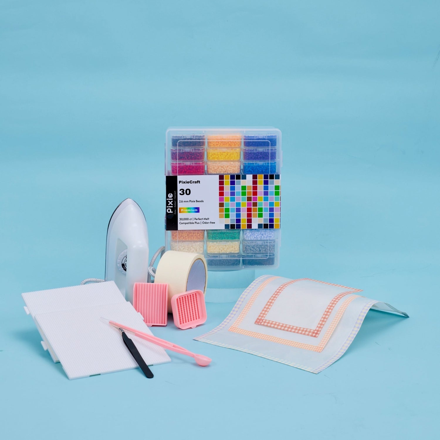 Deluxe Starter PixieBeads Set All - in - one, 30 colors, 30,000 ct - PixieCraft