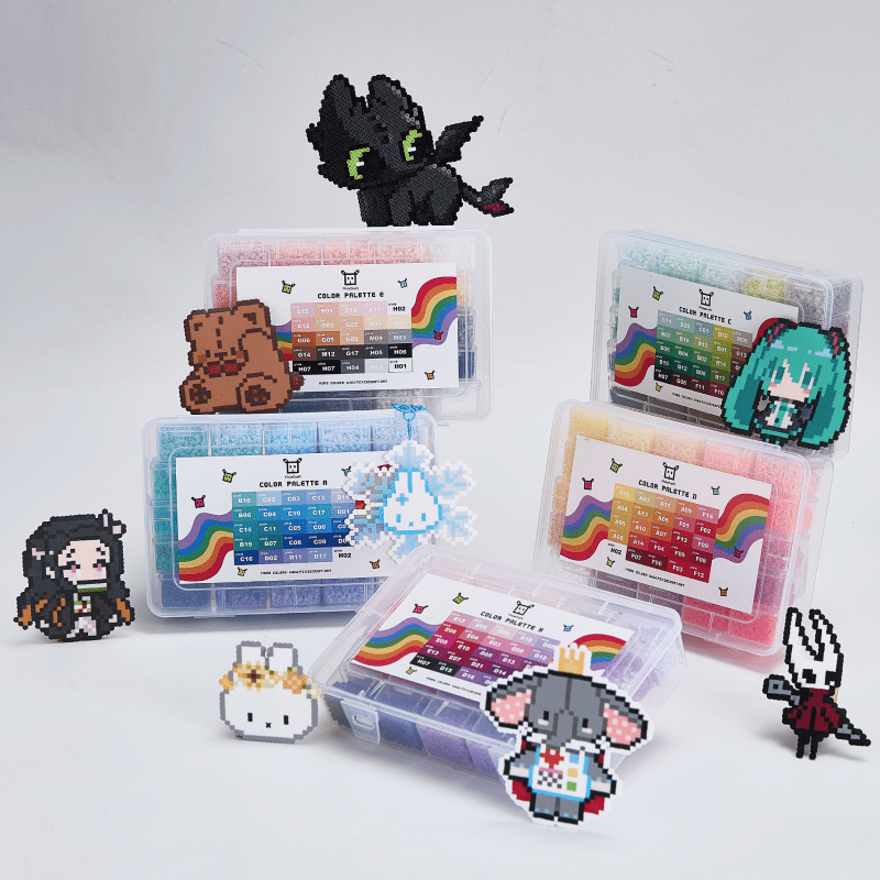 PixieBeads 120 Color Combo - 50,000 ct Premium 2.6mm Fuse Beads - PixieCraft