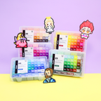 PixieBeads 120 Color Premium Bead Cube - 50,000ct 2.6mm Mini Fuse Beads | Melty Beads Craft Kit for Pixel Art - PixieCraft