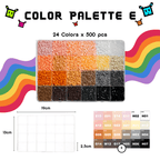 PixieBeads 120 Starter Combo - 60,000 Mini Fuse Beads 2.6mm - PixieCraft
