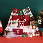 PixieBeads Christmas Gift Box with tools (12 Original Designs) | 25 Colors | 10,000 ct 2.6mm Premium Fuse Beads - PixieCraft