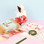 PixieBeads Floral Craft Kit: Rose & Lilly of the Valley - PixieCraft