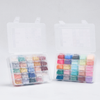 PixieBeads Premium Combo (Pearlescent + Transparent - 50 Colors) - 20,000 ct Premium 2.6mm Fuse Beads - PixieCraft