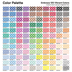 PixieCraft 120,000 pcs 2.6mm Fuse Beads Kit with Storage Box, 120 Colors PixieBeads with Color Label, Mini Fuse Beads Bulk, DIY Crafts Supplies for Adult, Ideal Gift, Pixel Art - PixieCraft
