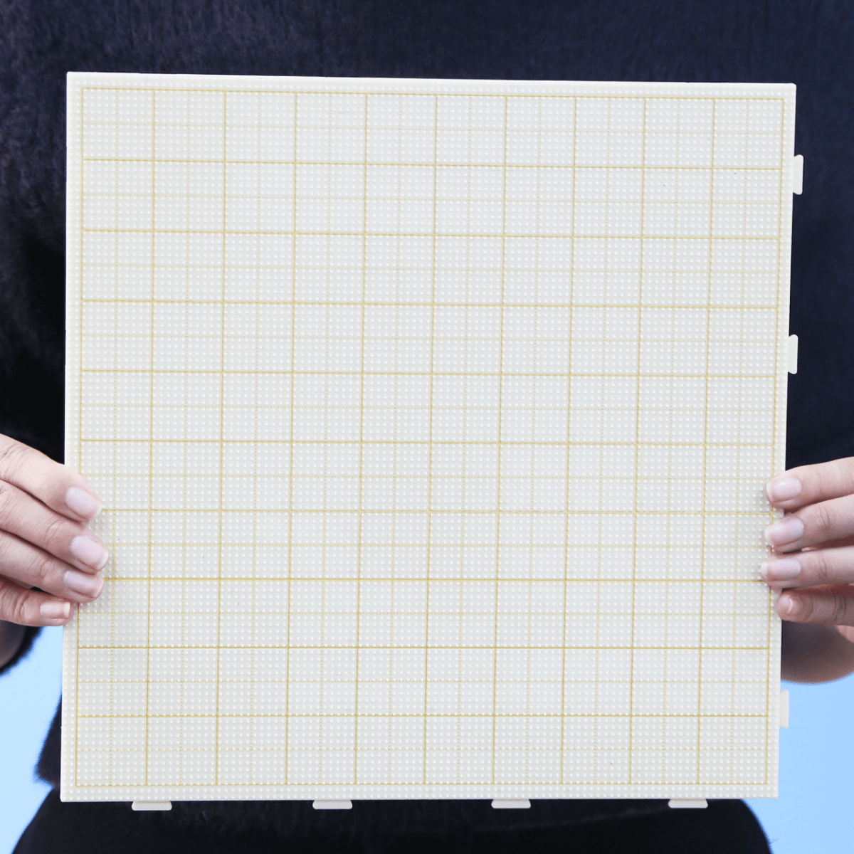 PixieCraft 1pc 104x104 Mega Large Pegboard Pro – Interlocking 2.6mm Fuse Bead Board with Engraved Gridlines & 2mm Pins, Snug Fit Stable Design for Large Pixel Art Projects - PixieCraft