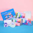 PixieCraft 36000 pcs 2.6mm Fuse Beads Kit, 72 Colors PixieBeads 82 pcs Set with Pegboards, Tweezers, Trays, Bead Pen, Ironing Mats, Pixel Art Craft Kits for Adults, Teens - PixieCraft