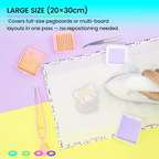 PixieCraft Iron Mat - Reusable Non - Stick Ironing Sheets for 2.6mm Fuse Beads - PixieCraft