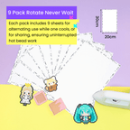 PixieCraft Iron Mat - Reusable Non - Stick Ironing Sheets for 2.6mm Fuse Beads - PixieCraft