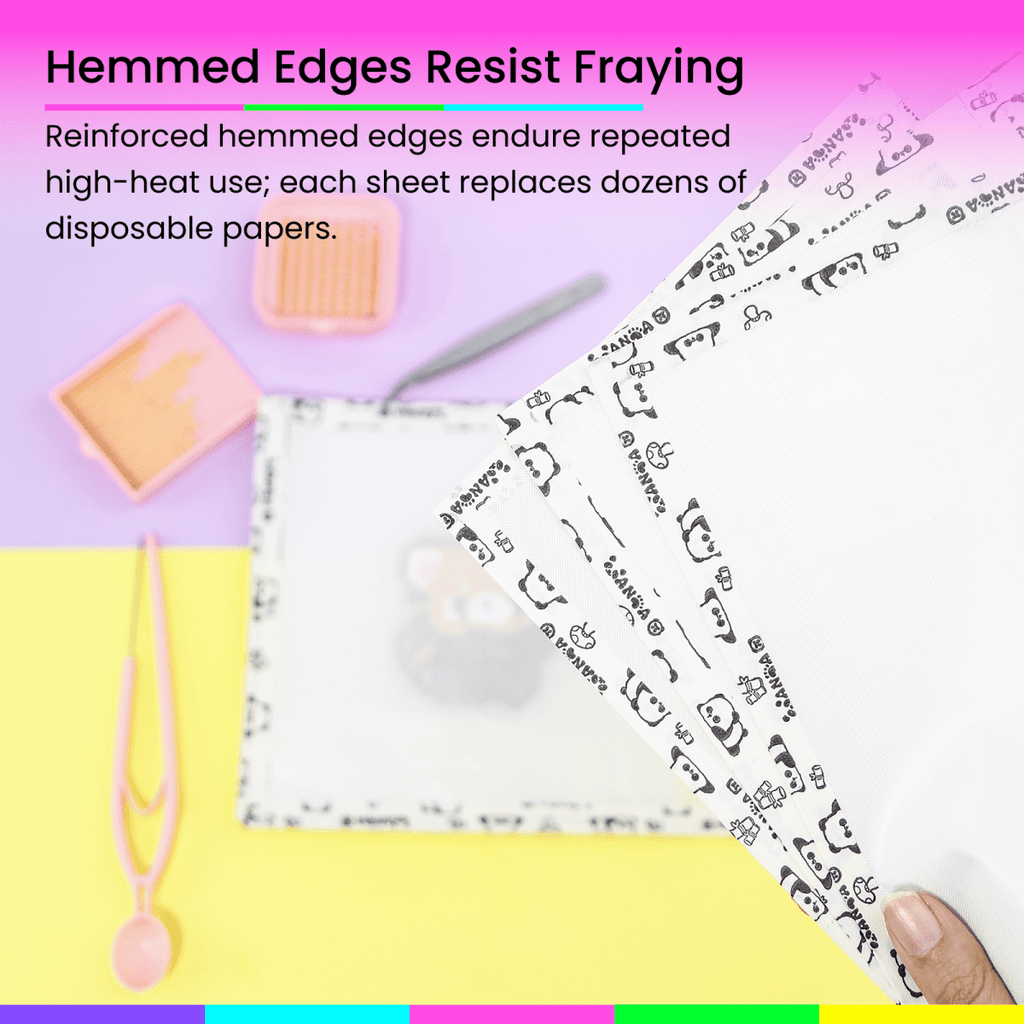 PixieCraft Iron Mat - Reusable Non - Stick Ironing Sheets for 2.6mm Fuse Beads - PixieCraft