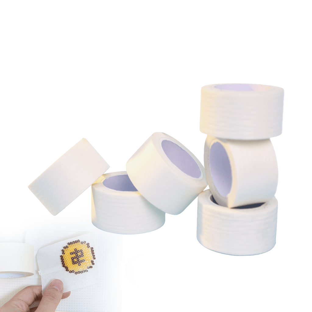 PixieCraft Masking Tape for Fuse Beads – 6 Rolls 1.2" x 33ft, Grid Tape for Pixie Beads Pegboard, Easy Peel Craft Tape for Pixel Art Projects - PixieCraft