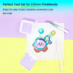 PixieCraft Precision Picker Set - Tweezers & Sorting Tools for 2.6mm Mini Fuse Beads - PixieCraft