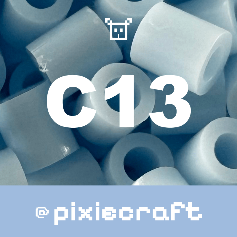 PixieCraft Pure Pixels 1000ct Refill - Palette C (Ocean Blues) 2.6mm Mini Fuse Beads | Fusible Beads Refill for Craft - PixieCraft