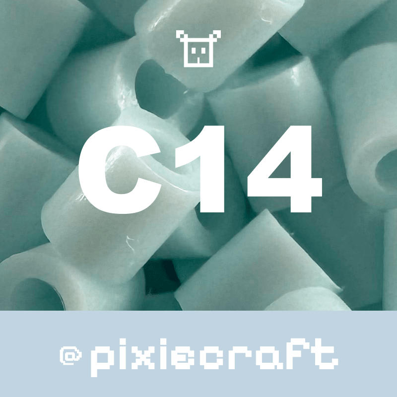 PixieCraft Pure Pixels 1000ct Refill - Palette C (Ocean Blues) 2.6mm Mini Fuse Beads | Fusible Beads Refill for Craft - PixieCraft