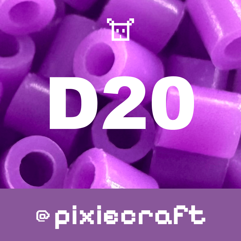 Pure Pixels Refill 1000ct - Palette D (Twilight Purples) - PixieCraft